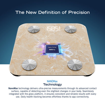 Nautica SMRT Body Scale with Body Tracker App and Bluetooth - Part UCCSC01-07