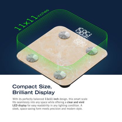 Nautica SMRT Body Scale with Body Tracker App and Bluetooth - Part UCCSC01-07