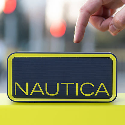 Nautica SP100 Wireless Bluetooth Speaker in Urban Navy with IPX5 Splashproof Protection