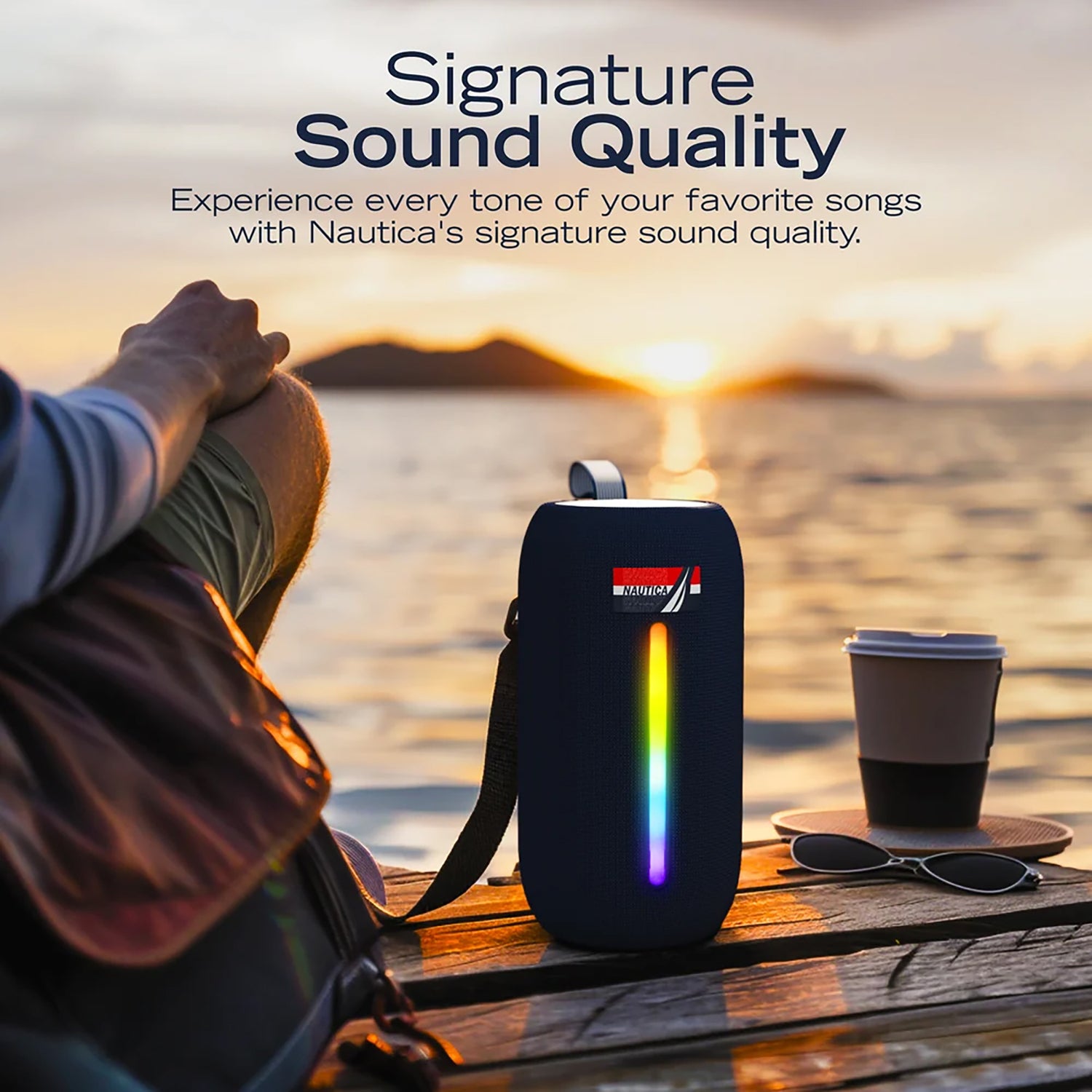Nautica SP610 WRLS Wireless Bluetooth Speaker in Urban Navy - Part UCCSP10-01