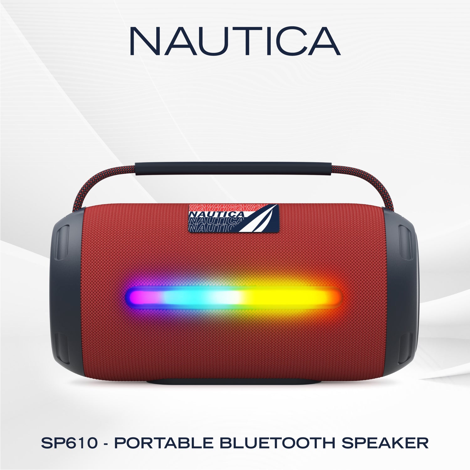 Nautica SP610 WRLS Urban NVR Bluetooth Portable Speaker with 15W Power and Ambient Light Modes