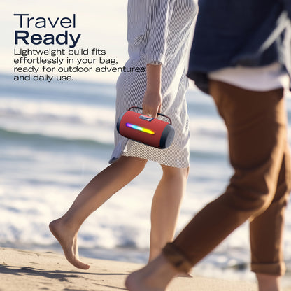 Nautica SP610 WRLS Urban NVR Bluetooth Portable Speaker with 15W Power and Ambient Light Modes