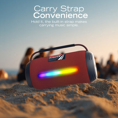 Nautica SP610 WRLS Urban NVR Bluetooth Portable Speaker with 15W Power and Ambient Light Modes