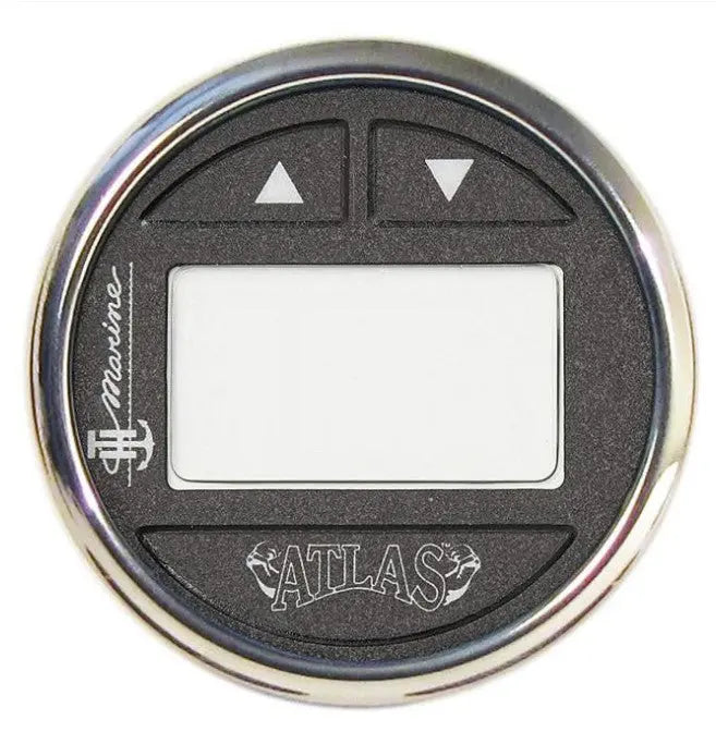 TH Marine Hydraulic Gauge Kit Fits Atlas 6,10,12 & 14in Jack Plates, Stainless Steel Bezel