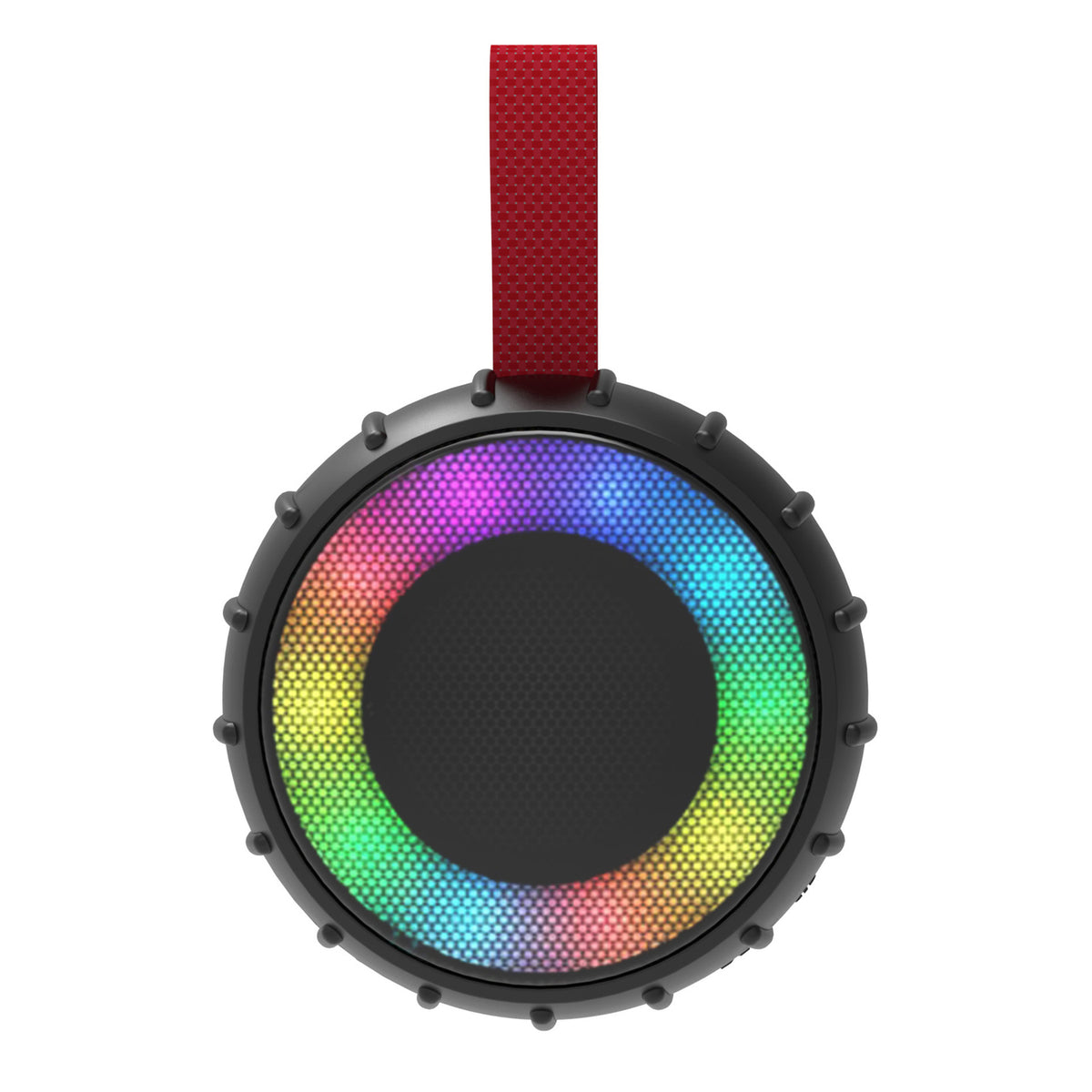 RCA FLAME-101BLACK 2-Inch Portable Mini Party Speaker with RGB Flame-Effect Lighting