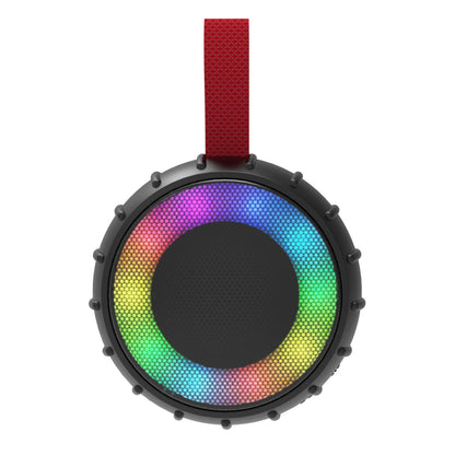 RCA FLAME-101BLACK 2-Inch Portable Mini Party Speaker with RGB Flame-Effect Lighting