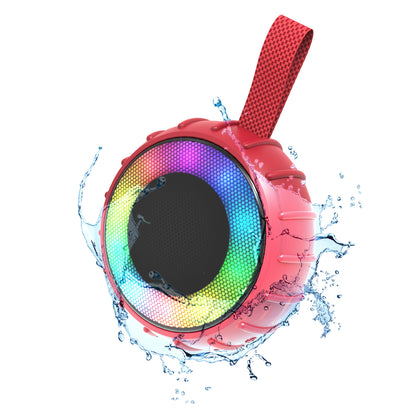 RCA FLAME-101 RED 2-Inch Portable Mini Party Speaker with RGB Flame Lighting
