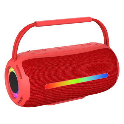 RCA FLEX-3RED Portable Bluetooth Mini Speaker with RGB Flame-Effect Lighting