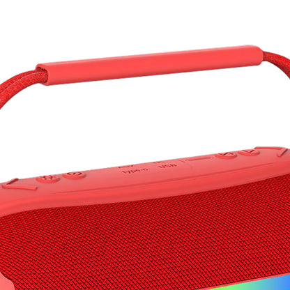 RCA FLEX-3RED Portable Bluetooth Mini Speaker with RGB Flame-Effect Lighting