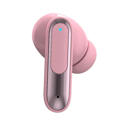 RCA WAVE-45-PINK True Wireless Earbuds with ANC, Touch Controls and Charging Display