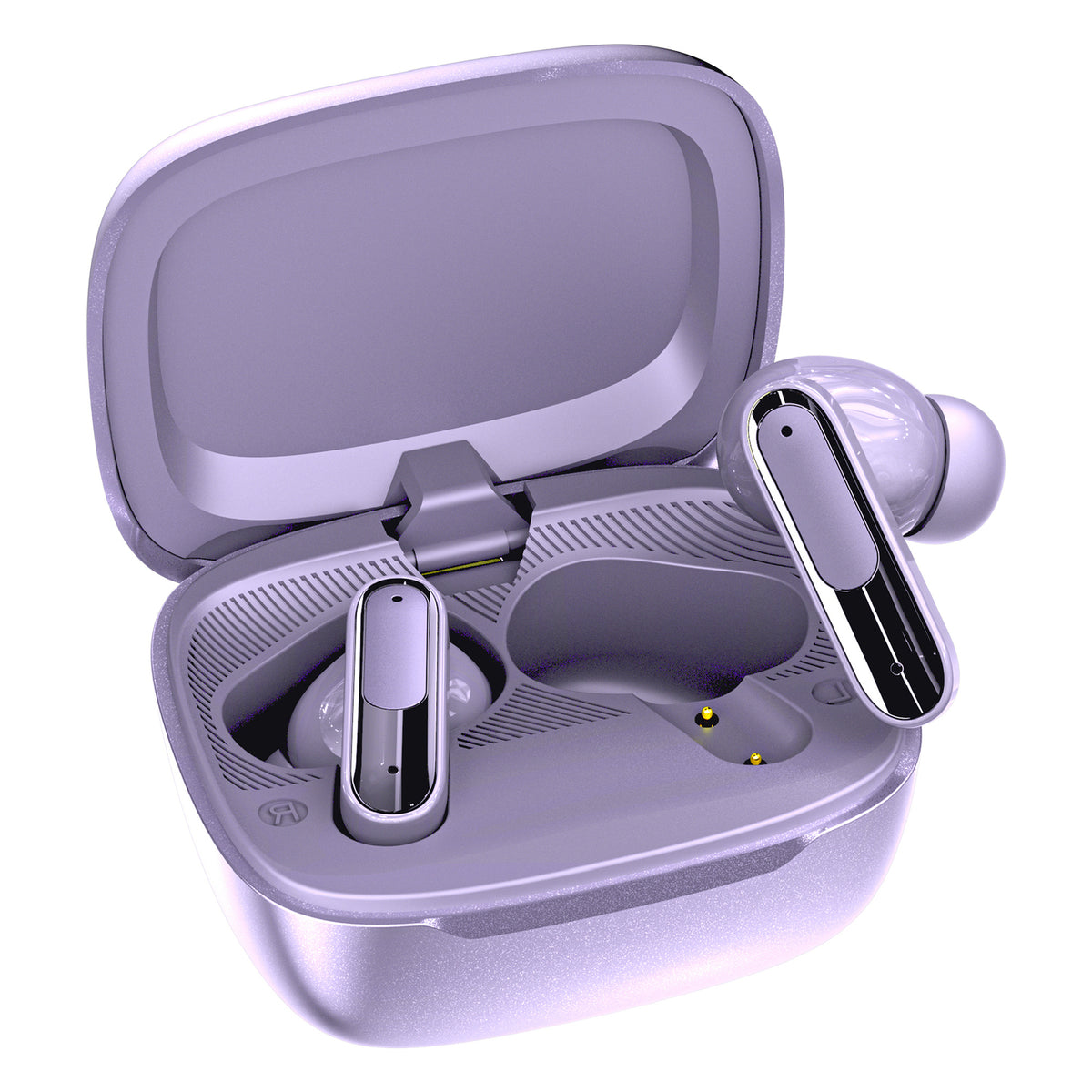 RCA WAVE-45PUR True Wireless Earbuds with Active Noise Cancellation, Purple