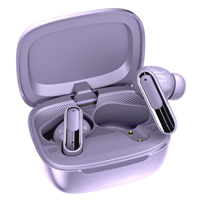 RCA WAVE-45PUR True Wireless Earbuds with Active Noise Cancellation, Purple