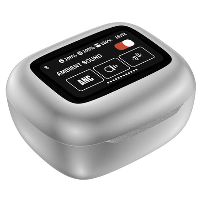 RCA WAVE-45WHT Wireless Touch Earbuds with Active Noise Cancellation, White