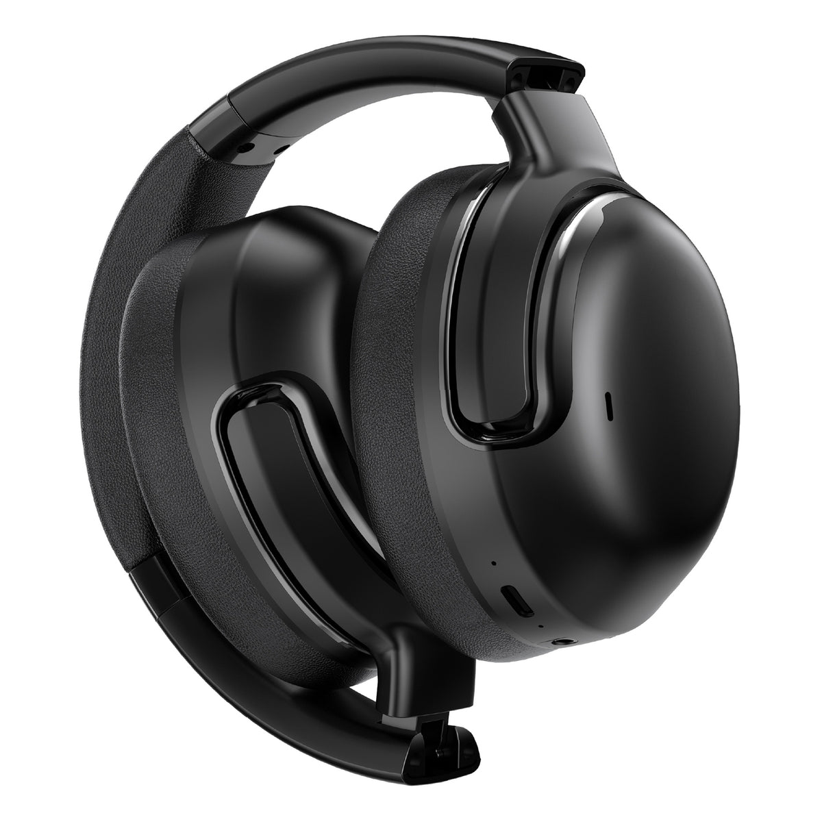 RCA WAVE-76BLACK Wireless Bluetooth 5.4 ANC Headphones with 40 mm Drivers, Black