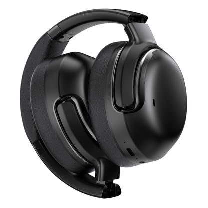 RCA WAVE-76BLACK Wireless Bluetooth 5.4 ANC Headphones with 40 mm Drivers, Black