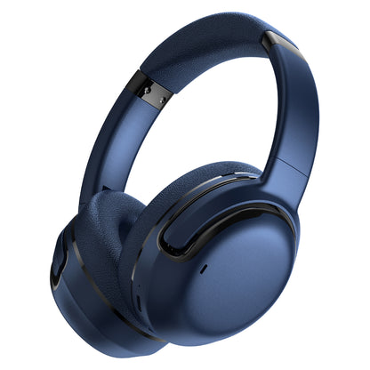 RCA WAVE-76NVY Wireless Bluetooth Headphones with Active Noise Cancellation, Navy