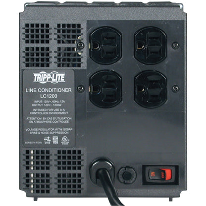 TRIPP LITE(R) LC1200 1200W Surge Protector Power Strip with EMI/RFI Noise Filtering