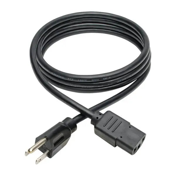 Tripp Lite P006-006 AC Power Cable – 10-Amp NEMA 5-15P to C13 Extension Cord for Computers and Peripherals