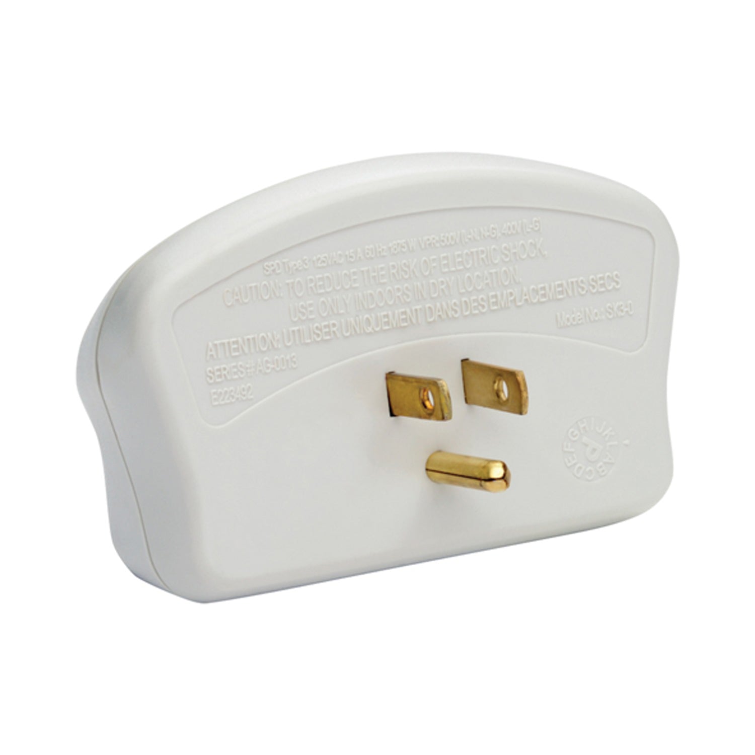 Tripp Lite by Eaton SK3-0 3 Outlet Surge Protector Wall Tap