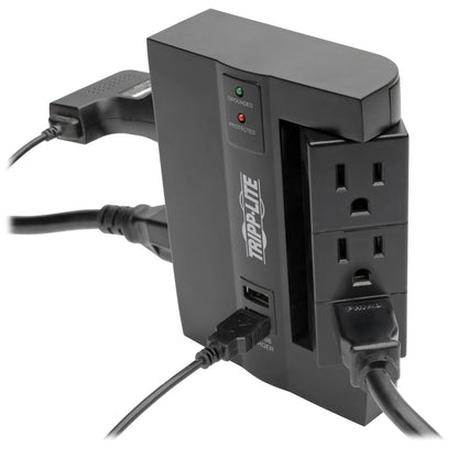 Tripp Lite by Eaton SWIVEL6USB 6-Outlet Direct-Plug Surge Protector with USB Charging