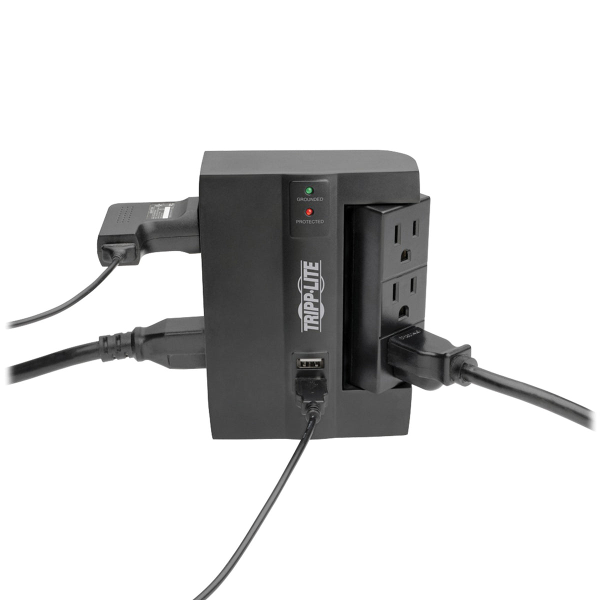 Tripp Lite by Eaton SWIVEL6USB 6-Outlet Direct-Plug Surge Protector with USB Charging
