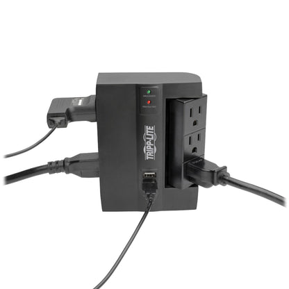 Tripp Lite by Eaton SWIVEL6USB 6-Outlet Direct-Plug Surge Protector with USB Charging