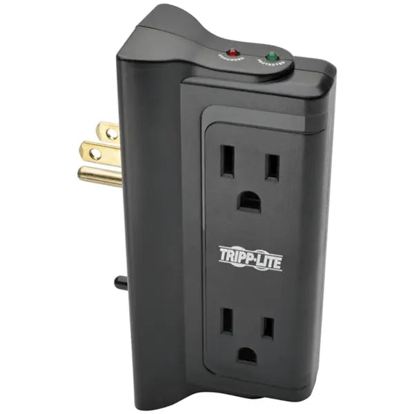 TRIPP LITE BY EATON TLP4BK 4-Outlet Surge Protector Power Strip with 720 Joules Protection