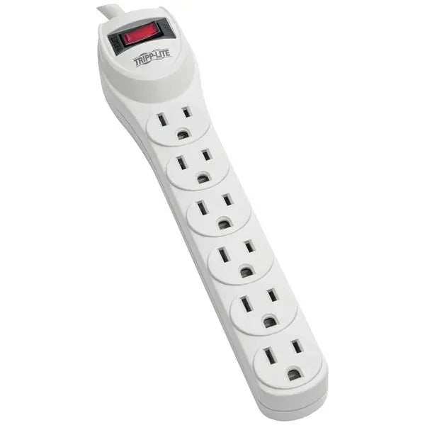 Tripp Lite TLP602 6-Outlet Surge Protector with 180 Joules of Protection