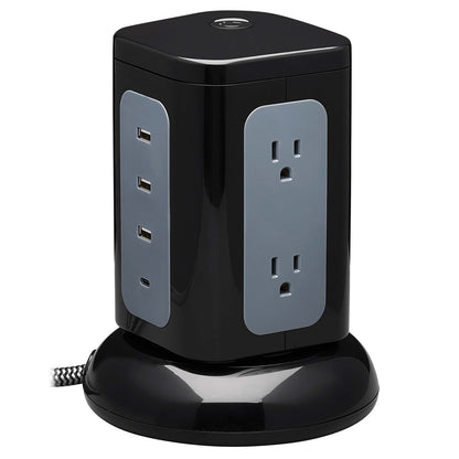 Tripp Lite by Eaton TLP606UCTOWER 6-Outlet Tower Surge Protector with USB-C and USB-A Charging