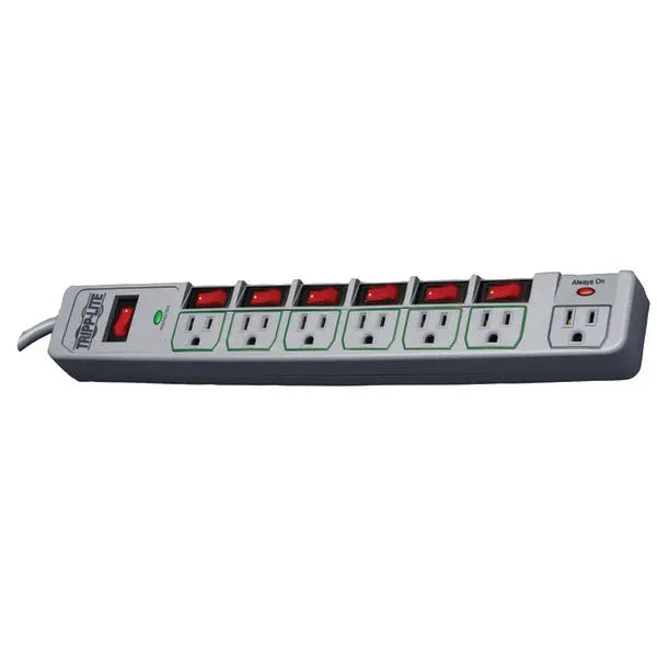 Tripp Lite TLP76MSG Surge Protector Power Strip with 7 Outlets and Surge Suppression