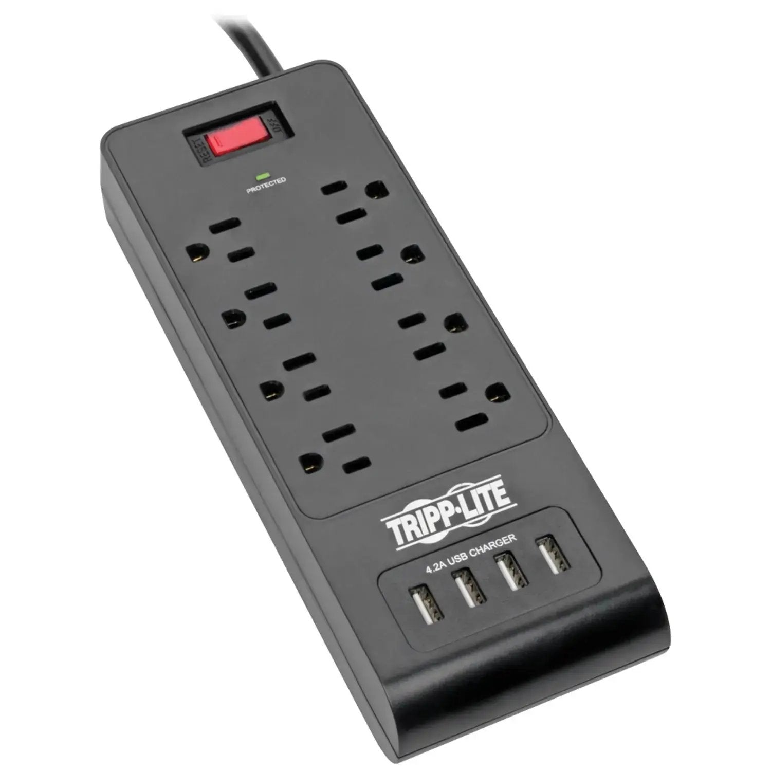 Eaton Tripp Lite Series Protect It! TLP864USBB 8-Outlet Surge Protector with USB Charging by Eaton Corporation