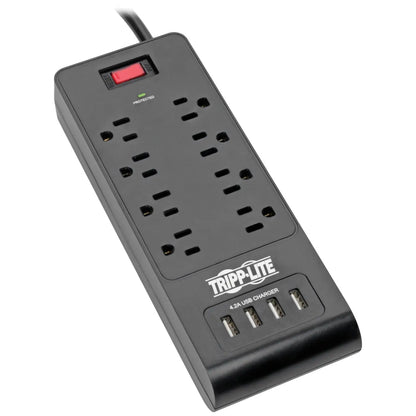 Eaton Tripp Lite Series Protect It! TLP864USBB 8-Outlet Surge Protector with USB Charging