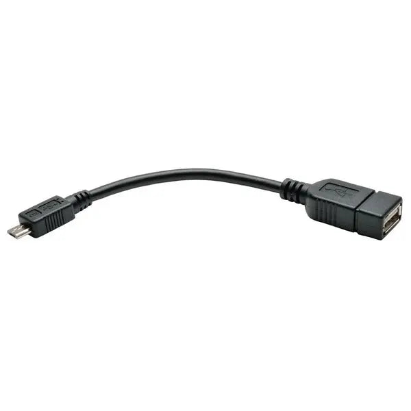 TRIPP LITE(R) BY EATON(R) Micro USB OTG Adapter U052-06N – 6-Inch USB Micro Male to USB-A Female