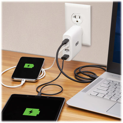 Tripp Lite by Eaton U280-W04-100C2G 100W 4-Port USB-C PD Wall Charger