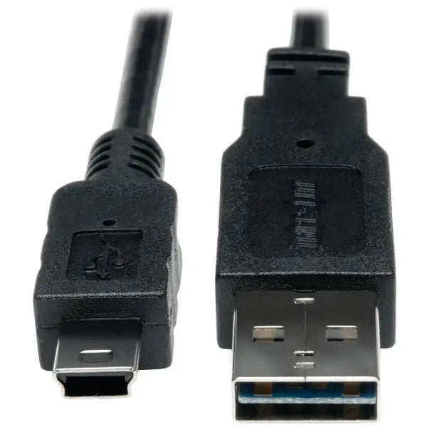 TRIPP LITE(R) BY EATON(R) RVRSBL USB A-Mini B 3ft Cable