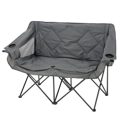 Arrowhead Outdoor KKS0319U Portable Double Camping Chair with Wine Glass Holders
