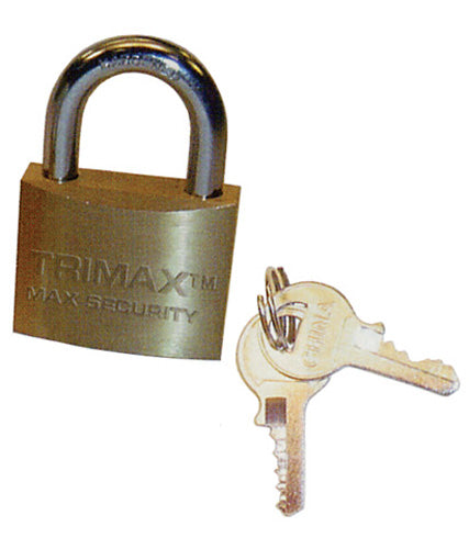 TRIMAX Marine Grade Weatherproof Padlock - 2.37 inches, Part Number TPB1137
