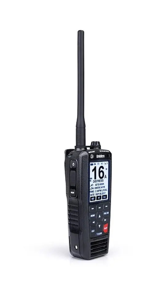 Uniden MHS335BT Marine Handheld VHF with DSC and GPS for Safe Sea Navigation