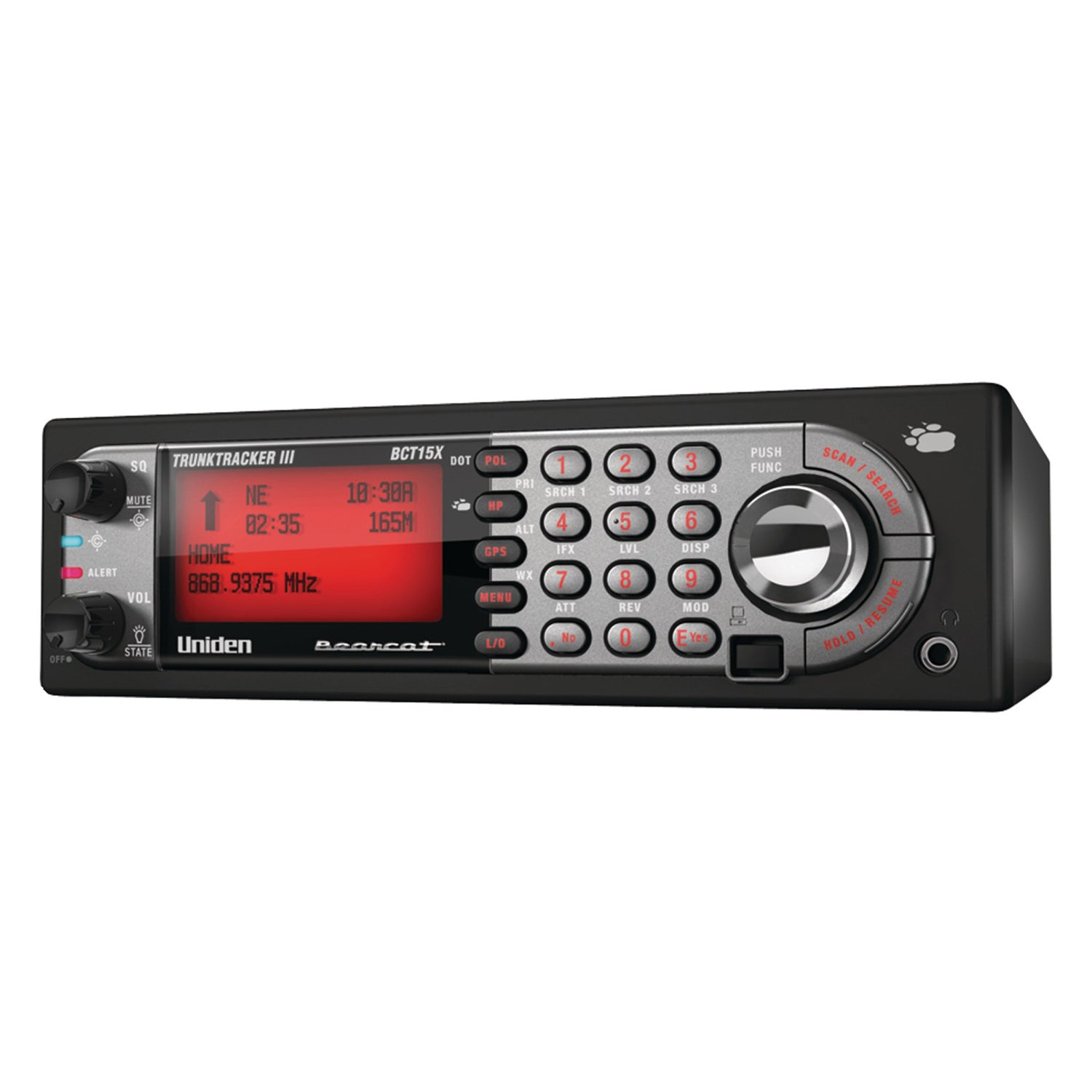 UNIDEN Bearcat BCT15X Trunk Tracker III Scanner with Location-Based Scanning and Fire Tone-Out Alert