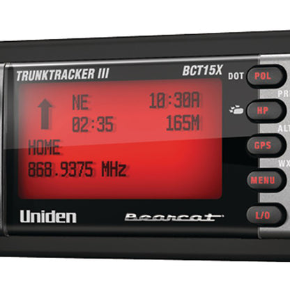 UNIDEN Bearcat BCT15X Trunk Tracker III Scanner with Location-Based Scanning and Fire Tone-Out Alert