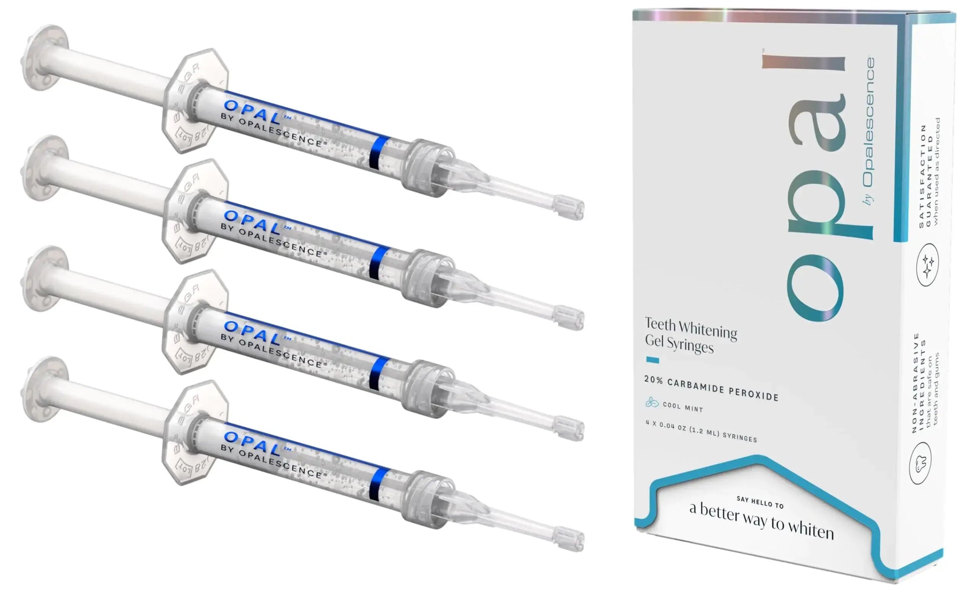 Opal by Opalescence 20% Home Teeth Whitening Gel - Refill Syringes - (1 Packs / 4 Syringes) - Carbamide Peroxide Deluxe Tooth Whitening Kit - Made by Ultradent Products - 5772-1 Atticus Goods