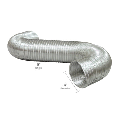 DEFLECTO(R) AO48/20-A 8' Rigid Flex Duct for Exhaust Ventilation