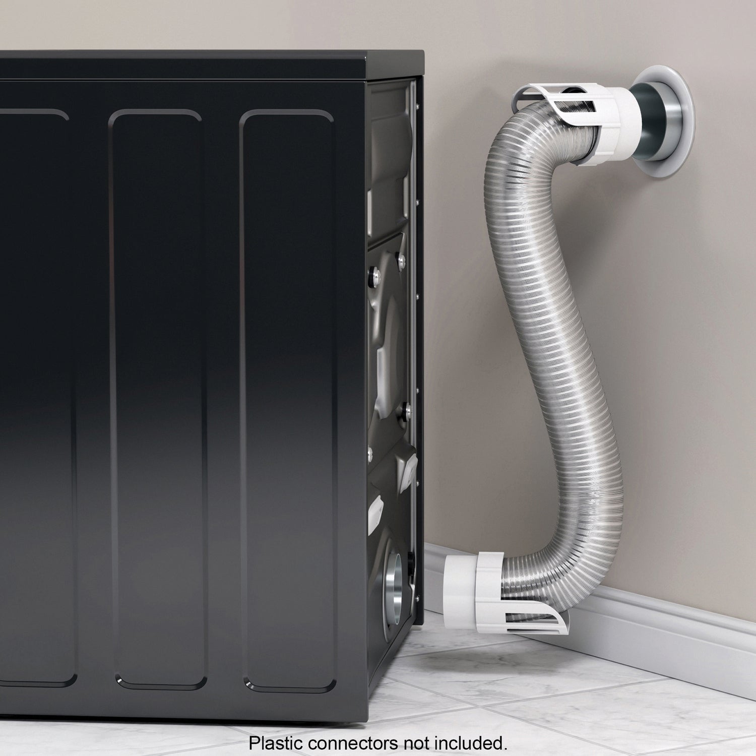 DEFLECTO(R) AO48/20-A 8' Rigid Flex Duct for Exhaust Ventilation