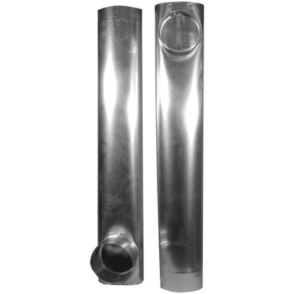 DEFLECTO(R) DAF2 4-Inch Oval Tight Fit Dryer Vent Duct