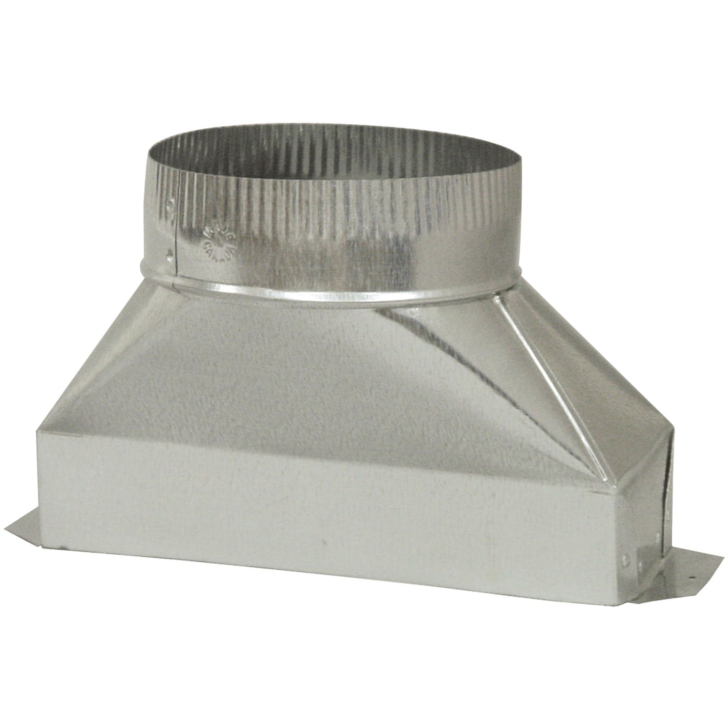 DEFLECTO DGT36 Galvanized Round Transition for Duct Conversion