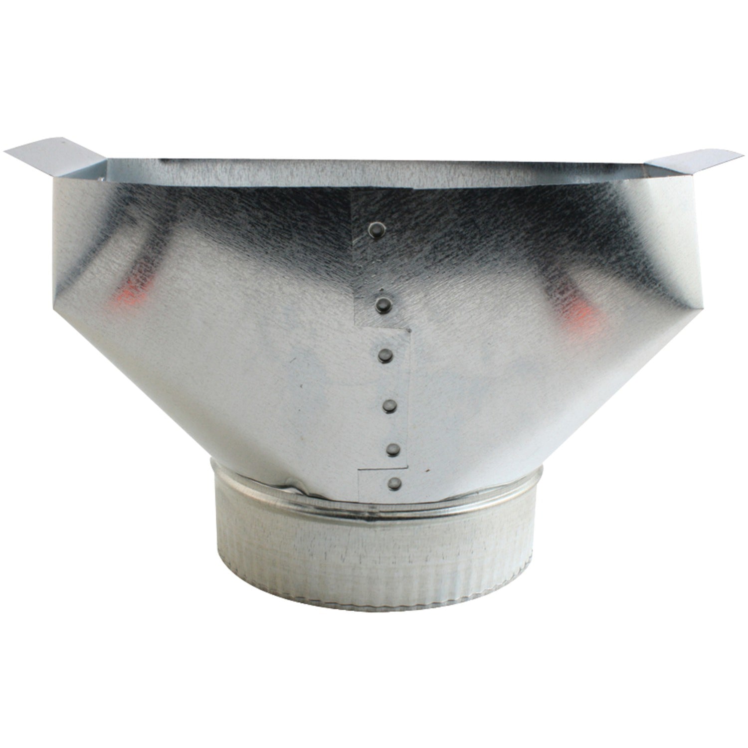DEFLECTO DGT36 Galvanized Round Transition for Duct Conversion