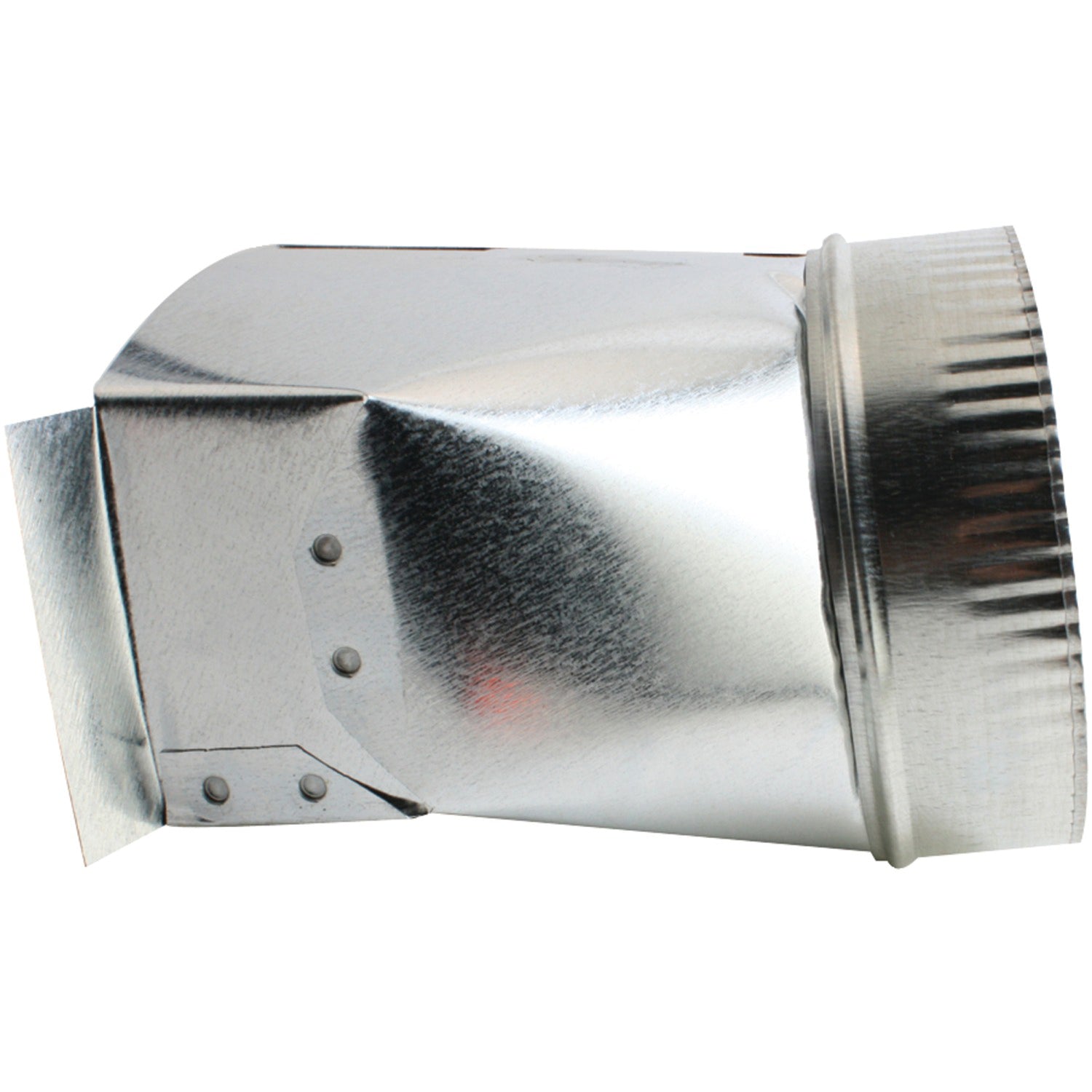 DEFLECTO DGT36 Galvanized Round Transition for Duct Conversion