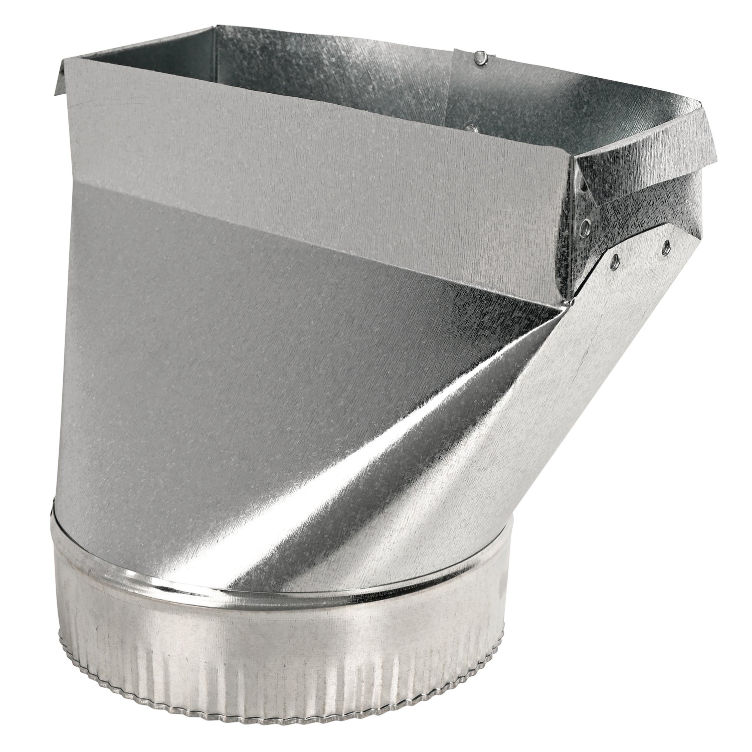 DEFLECTO(R) DGT37 Galvanized Round Transition for Duct Conversion
