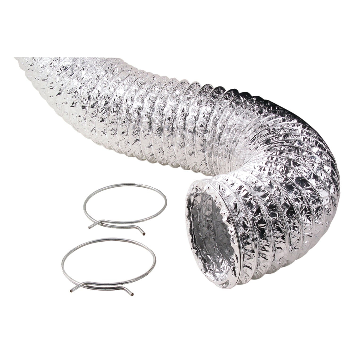 DEFLECTO Supurr-Flex 5 ft. Aluminum Flexible Dryer Vent Duct F0405MSX
