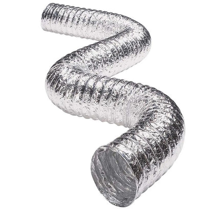 Deflecto F0408MSX 8 ft Suppurr Flex Duct for Dryer Venting and HVAC Applications